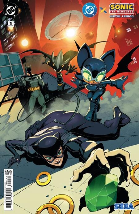 DC Comics Comic Books DC X SONIC THE HEDGEHOG THE METAL LEGION #1 (OF 5) CVR B ADAM BRYCE THOMAS CARD STOCK VAR 76194139344500121 0326DC0114