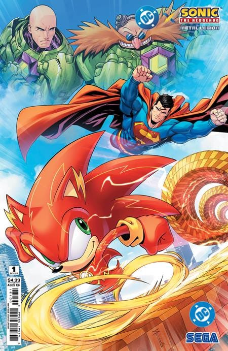 DC Comics Comic Books DC X SONIC THE HEDGEHOG THE METAL LEGION #1 (OF 5) CVR C SERG ACUNA CARD STOCK VAR 76194139344500131 0326DC0115