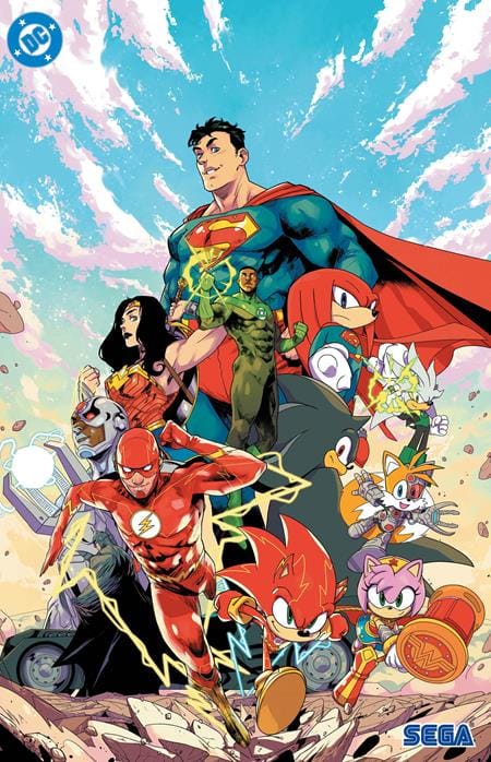 DC Comics Comic Books DC X SONIC THE HEDGEHOG THE METAL LEGION #1 (OF 5) CVR E PABLO M COLLAR FOIL VAR 76194139344500151 0326DC0117