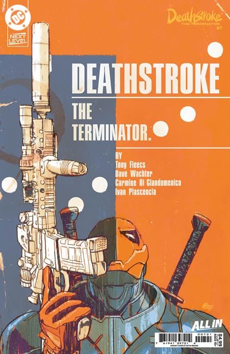 DC Comics Comic Books DEATHSTROKE THE TERMINATOR #7 CVR B MITCH GERADS CARD STOCK VAR (Release Date: 09/16/2026) 76194139721400721 0726DC0041