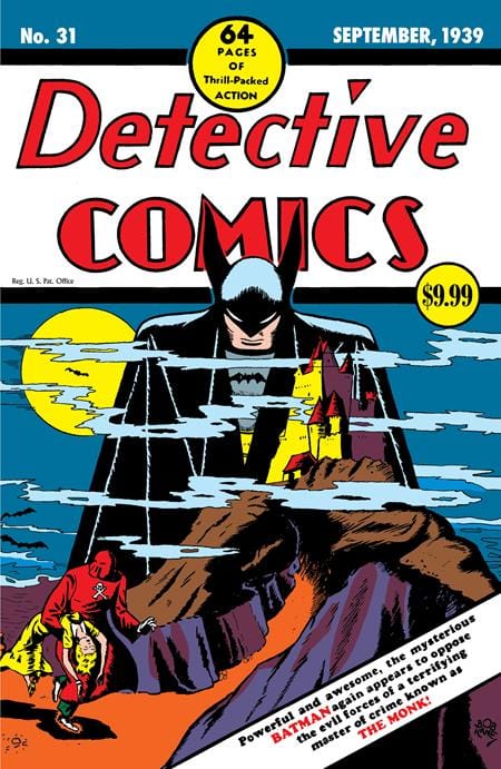 DC Comics Comic Books DETECTIVE COMICS #31 FACSIMILE EDITION CVR B BOB KANE FOIL VAR 76194138693500131 1224DC194
