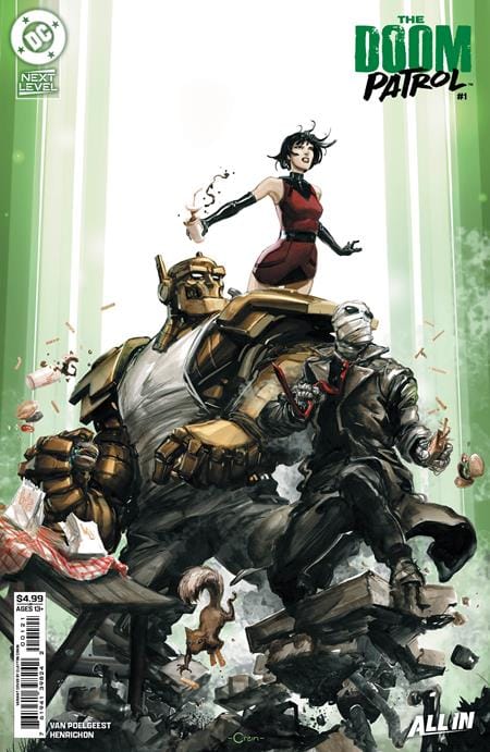 DC Comics Comic Books DOOM PATROL #1 CVR B CLAYTON CRAIN CARD STOCK VAR (Release Date: 09/02/2026) 76194139824200121 0726DC0018