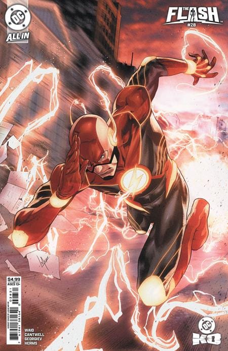 DC Comics Comic Books FLASH #28 CVR E LUCAS MEYER CARD STOCK VAR (DC K.O.) 76194138164002831 1025DC0029