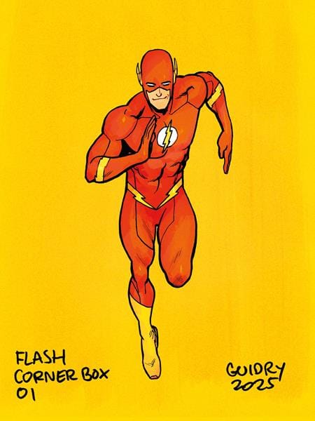 DC Comics Comic Books FLASH #31 CVR E GAVIN GUIDRY CORNER BOX SPOT FOIL VAR 76194138164003151 0126DC0210