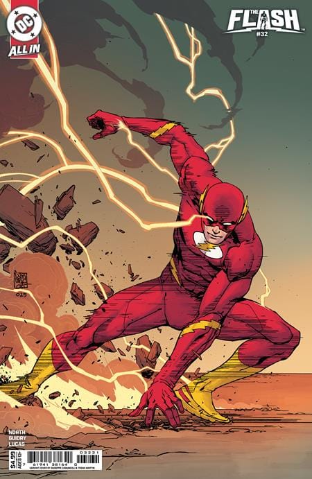 FLASH #32 CVR C GIUSEPPE CAMUNCOLI CARD STOCK VAR