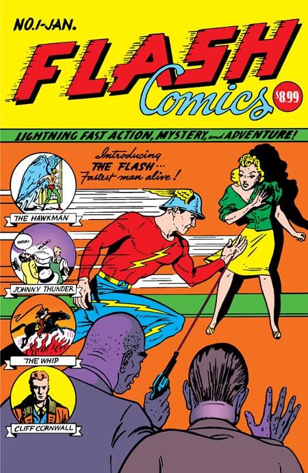 DC Comics Comic Books FLASH COMICS #1 FACSIMILE EDITION CVR B SHELDON MOLDOFF FOIL VAR 76194138456600131 1024DC189