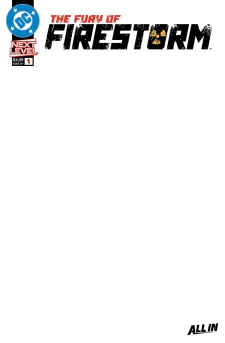 DC Comics Comic Books FURY OF FIRESTORM #1 (OF 6) CVR F BLANK CARD STOCK VAR 76194139145800171 0226DC0013