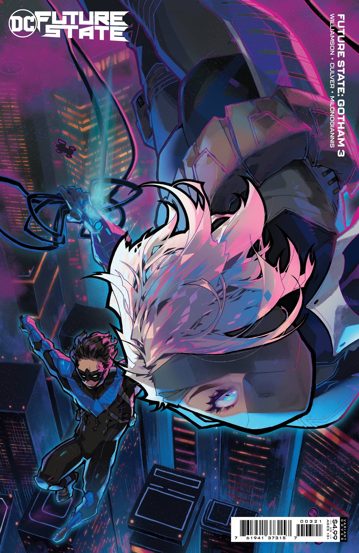 DC COMICS Comic Books FUTURE STATE GOTHAM #3 CVR B CARDSTOCK BESCH VAR 76194137315700321