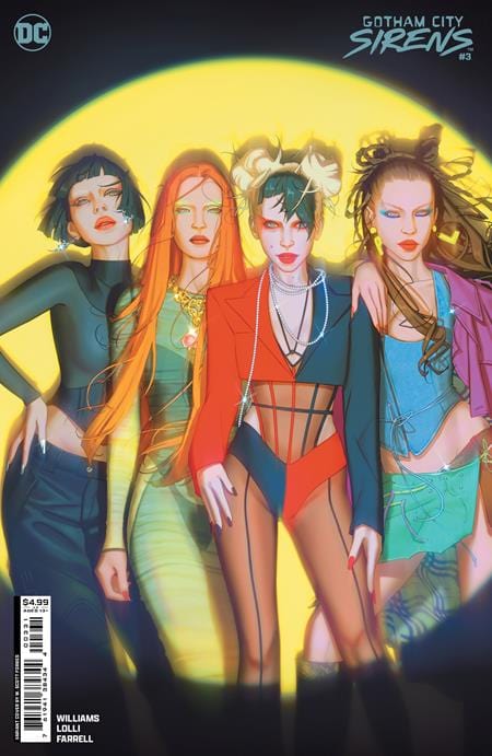 DC Comics Comic Books GOTHAM CITY SIRENS #3 (OF 4) CVR B W SCOTT FORBES CARD STOCK VAR 76194138434400331 0624DC111