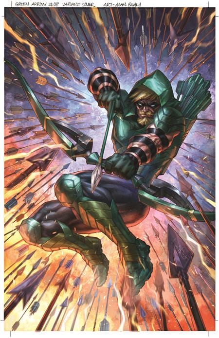 DC Comics Comic Books GREEN ARROW #8 (OF 12) CVR B ALAN QUAH CARD STOCK VAR 76194138013100821 1123DC127