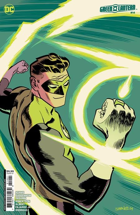 DC Comics Comic Books GREEN LANTERN #14 CVR B CHRIS SAMNEE CARD STOCK VAR (ABSOLUTE POWER) 76194138023001421 0624DC049