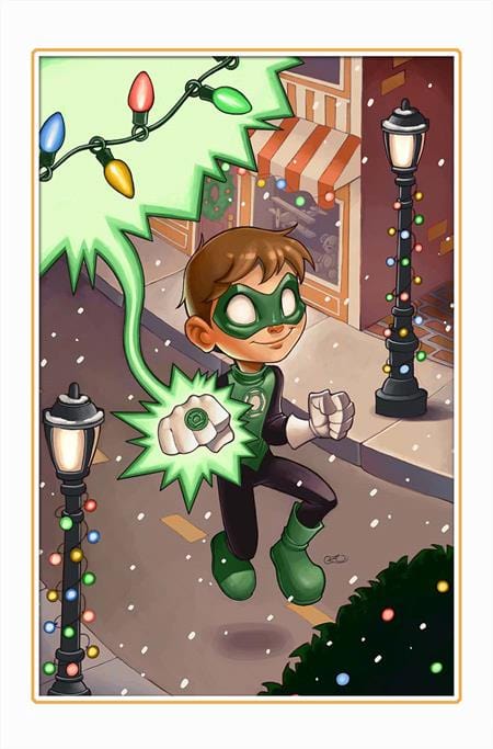DC Comics Comic Books GREEN LANTERN #18 CVR D CHRISSIE ZULLOE DC WINTER WONDERLAND CARD STOCK VAR 76194138023001861 1024DC164