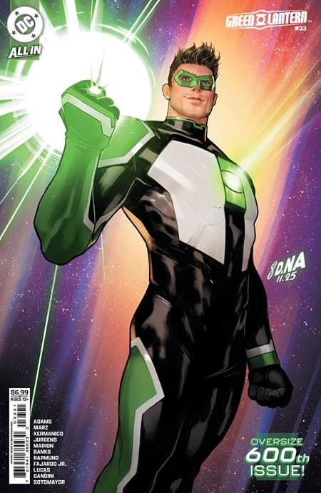 DC Comics Comic Books GREEN LANTERN #33 CVR B DAVID NAKAYAMA CARD STOCK VAR (#600) 76194138023003321 0126DC0085