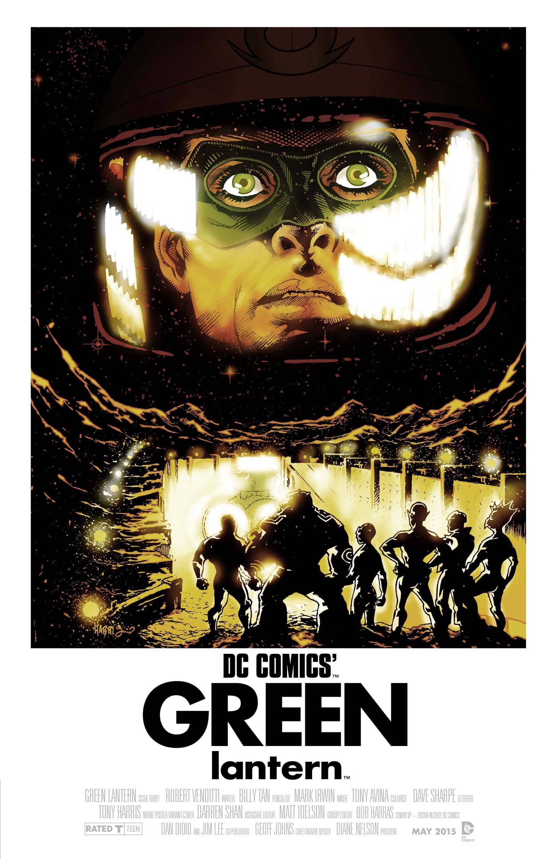 GREEN LANTERN #40 MOVIE POSTER VAR ED