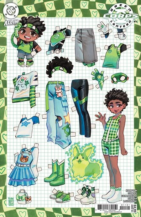 DC Comics Comic Books GREEN LANTERN CORPS #11 CVR B RIAN GONZALES CARD STOCK VAR 76194138905901121 1025DC0156