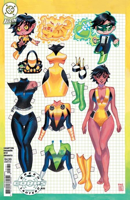 GREEN LANTERN CORPS #20 CVR C RIAN GONZAELES CARD STOCK VAR (Release Date: 09/09/2026)