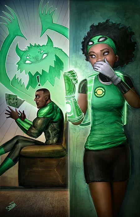 DC Comics Comic Books GREEN LANTERN CORPS #3 CVR D NATHAN SZERDY CARD STOCK VAR 76194138905900331 0225DC124