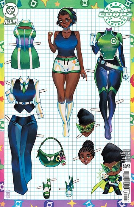 DC Comics Comic Books GREEN LANTERN CORPS #8 CVR B RIAN GONZALES CARD STOCK VAR (STARBREAKER SUPREMACY) 76194138905900821 0725DC175