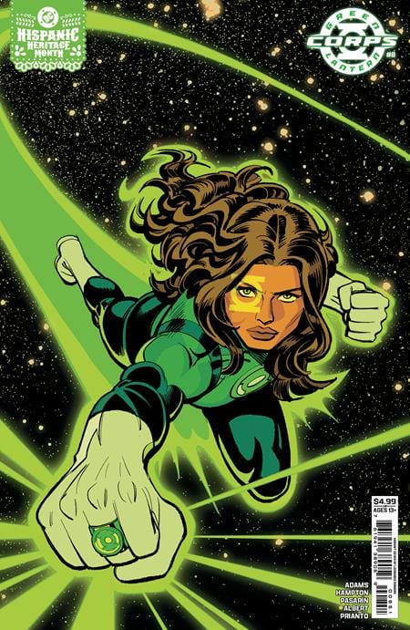 DC Comics Comic Books GREEN LANTERN CORPS #8 CVR D LEONARDO ROMERO HISPANIC HERITAGE MONTH JESSICA CRUZ CARD STOCK VAR (STARBREAKER SUPREMACY) 76194138905900851 0725DC177