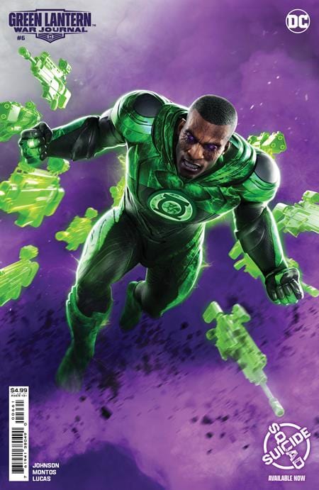 DC Comics Comic Books GREEN LANTERN WAR JOURNAL #6 CVR D SUICIDE SQUAD KILL ARKHAM ASYLUM GAME KEY ART CARD STOCK VAR 76194138049000661 1223DC161