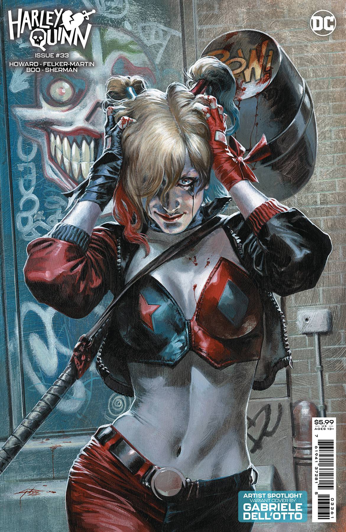 DC Comics Comic Books HARLEY QUINN #33 CVR C GABRIELE DELL OTTO ARTIST SPOTLIGHT CARD STOCK VAR 76194137281503361 0823DC065
