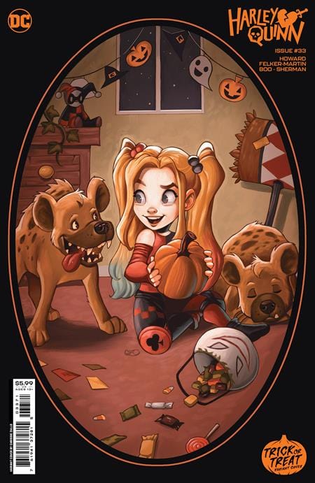 DC Comics Comic Books HARLEY QUINN #33 CVR F CHRISSIE ZULLO TREAT OR TREAT CARD STOCK VAR 76194137281503371 0823DC803