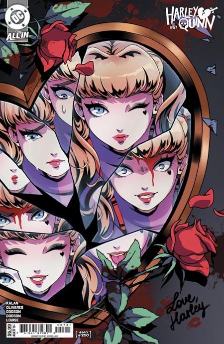 DC Comics Comic Books HARLEY QUINN #57 CVR D JESSICA LUNA CARD STOCK VAR (#200) 76194137281505741 1025DC0107