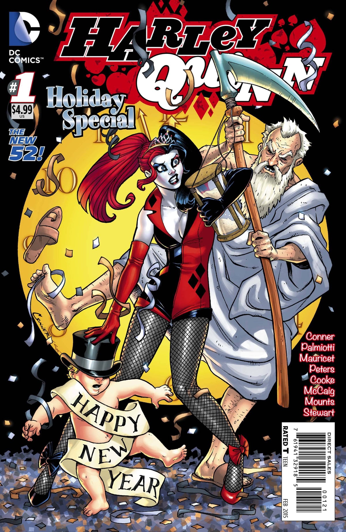 DC Comics Comic Books HARLEY QUINN HOLIDAY SPECIAL #1 NEW YEARS EVE VAR ED 76194132918500121