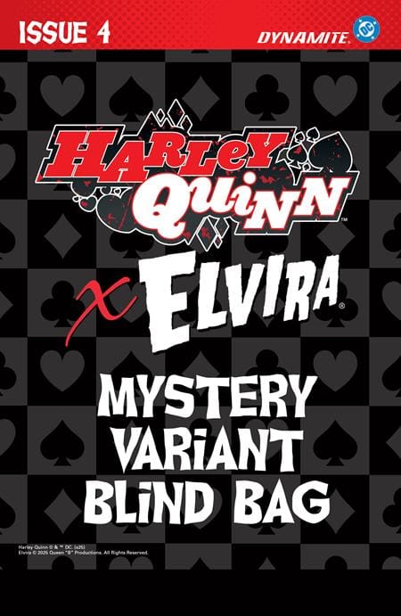 DC Comics Comic Books HARLEY QUINN X ELVIRA #4 CVR E BLIND BAG VAR 72513035710604051 1125DE0542