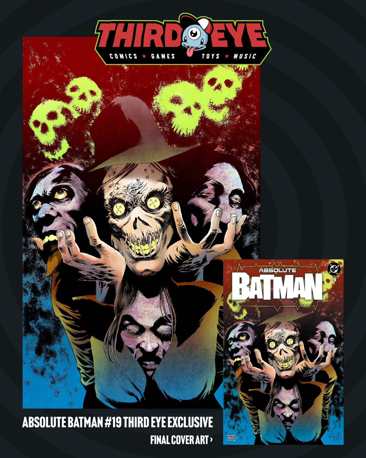 DC Comics Comic Books > Incentives ABSOLUTE BATMAN #19 KELLEY JONES THIRD EYE EXCLUSIVE TE-0226DC0032-EXCLUSIVE