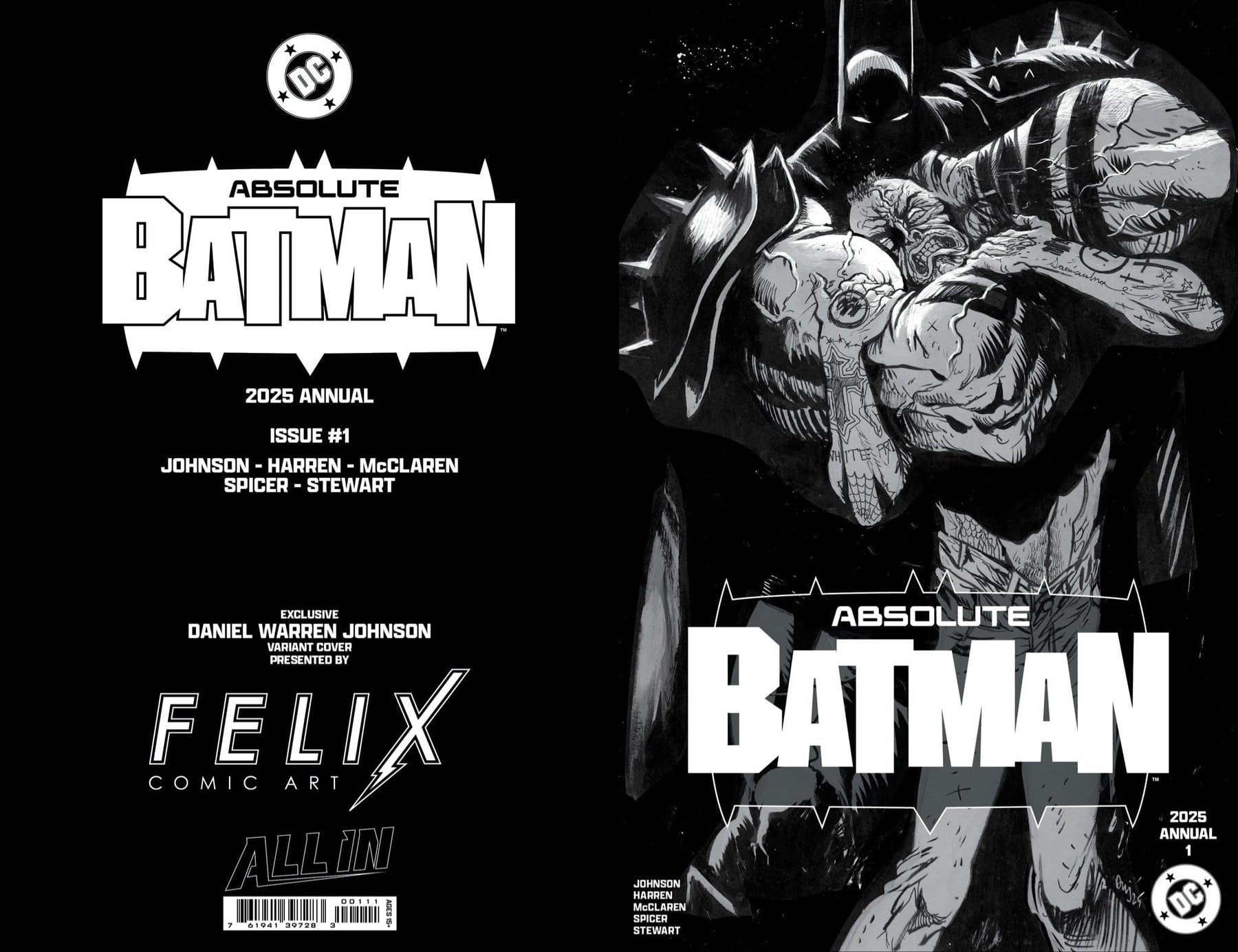 ABSOLUTE BATMAN 2025 ANNUAL #1 (ONE SHOT) FELIX COMIC ART VARIANT