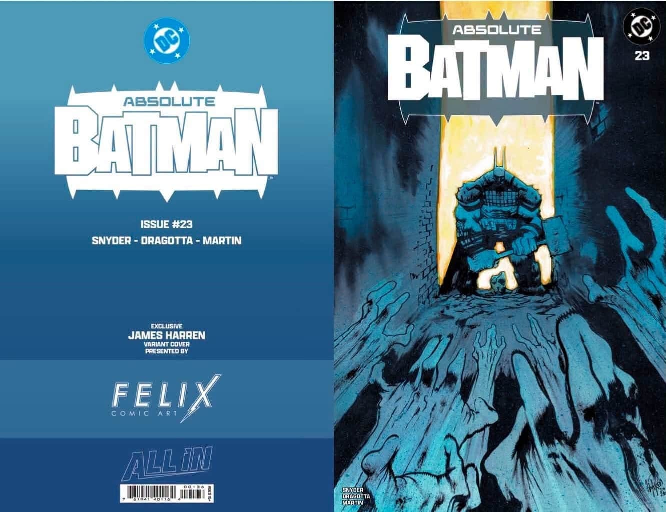 ABSOLUTE BATMAN #23 FELIX COMIC ART JAMES HARREN EXCLUSIVE