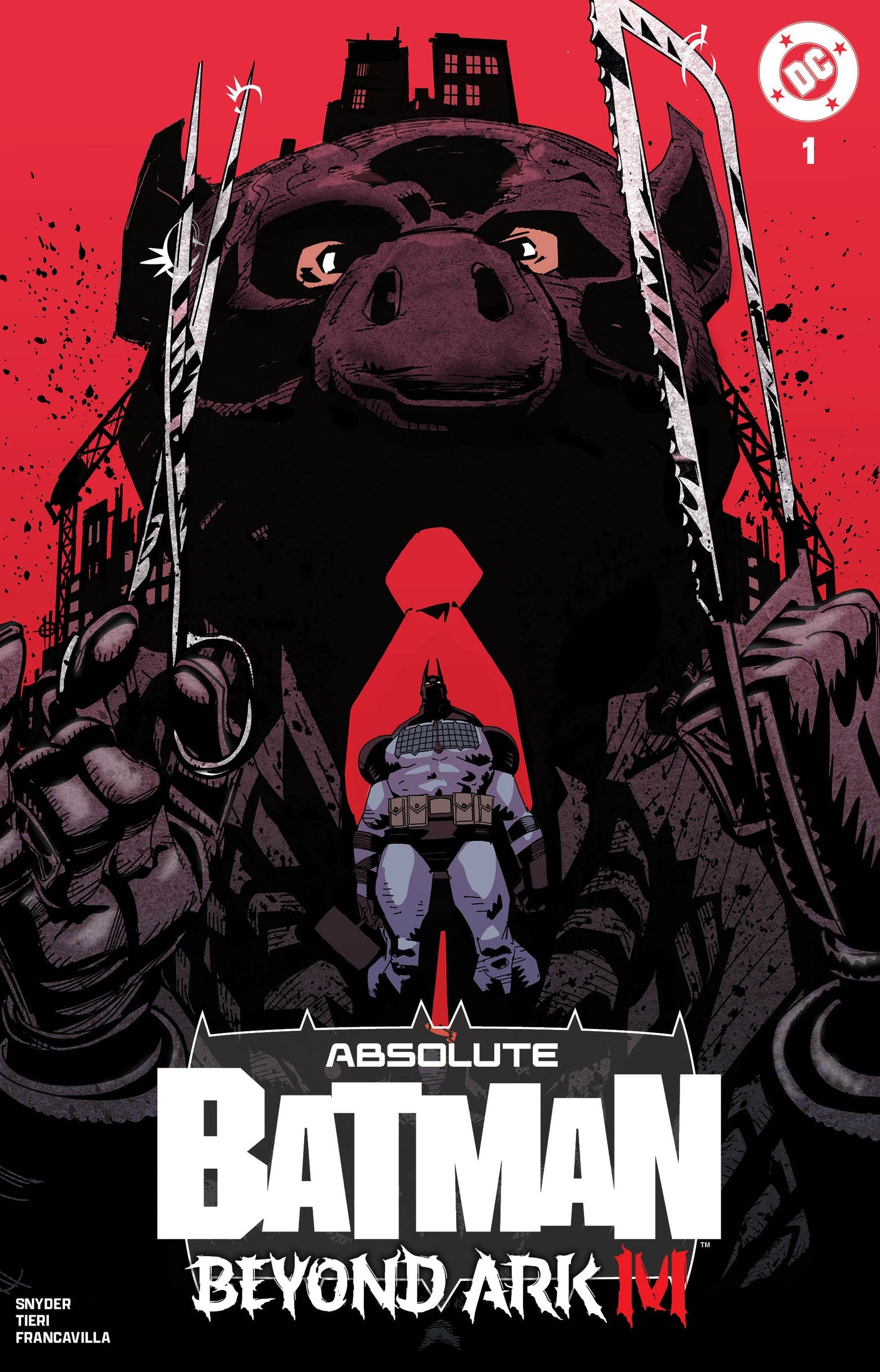 ABSOLUTE BATMAN BEYOND ARK-M SPECIAL #1 THIRD EYE DAMION SCOTT EXCLUSIVE [SIGNED BY DAMION SCOTT]