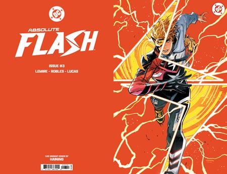 DC Comics Comic Books > Incentives ABSOLUTE FLASH #3 CVR E INC 1:50 HAINING CARD STOCK VAR 76194138792500351 0325DC047