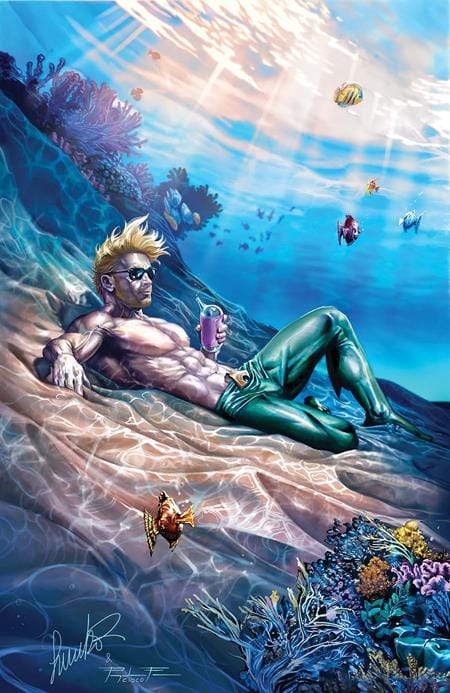 DC Comics Comic Books > Incentives AQUAMAN #1 CVR F INC 1:25 SALVADOR LARROCA CARD STOCK VAR 76194138869400151 1124DC051