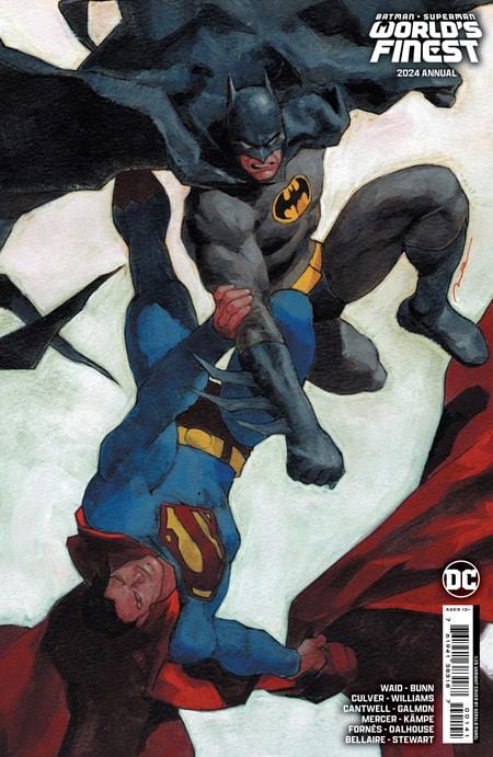 DC Comics Comic Books > Incentives BATMAN SUPERMAN WORLDS FINEST 2024 ANNUAL #1 (ONE SHOT) CVR D INC 1:25 GERALD PAREL CARD STOCK VAR 76194138318700141 1123DC091