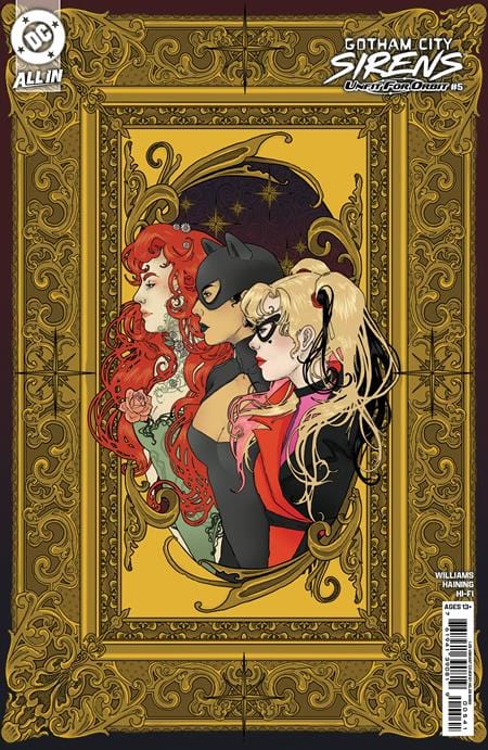DC Comics Comic Books > Incentives GOTHAM CITY SIRENS UNFIT FOR ORBIT #5 (OF 5) CVR E INC 1:25 HELEN MASK CARD STOCK VAR 76194139081900541 0525DC037
