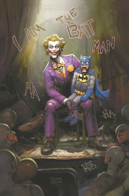 DC Comics Comic Books > Incentives JOKER THE MAN WHO STOPPED LAUGHING #11 CVR D INC 1:25 RYAN BROWN VAR 76194137651601141 0823DC246