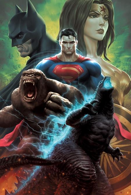 DC Comics Comic Books > Incentives JUSTICE LEAGUE VS GODZILLA VS KONG #7 (OF 7) CVR E INC 1:50 KENDRICK KUNKKA LIM CARD STOCK VAR 76194137779700751 0224DC139