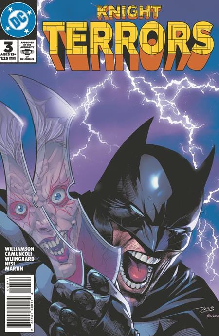 DC Comics Comic Books > Incentives KNIGHT TERRORS #3 (OF 4) CVR E INC 1:25 CHRISTIAN DUCE CARD STOCK VAR 76194138070400341 0623DC005