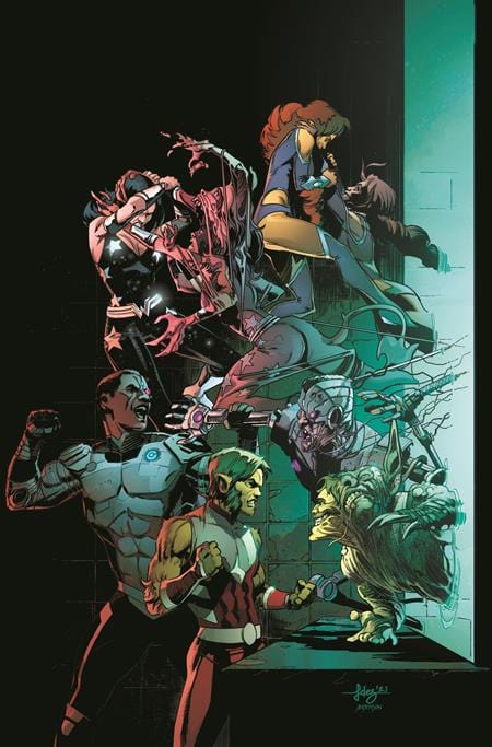KNIGHT TERRORS TITANS #2 (OF 2) CVR D INC 1:25 JAVI FERNANDEZ CARD STOCK VAR