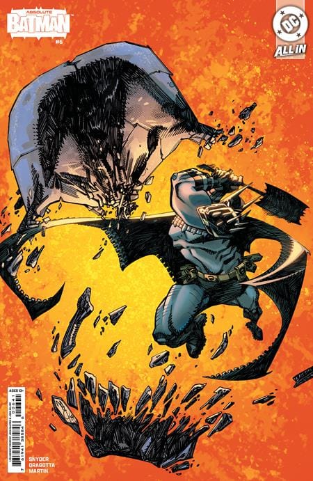 FIRST PRINTING - ABSOLUTE BATMAN #6 CVR D INC 1:25 JOHN MCCREA CARD STOCK VAR [SIGNED BY NICK DRAGOTTA & SCOTT SNYDER]