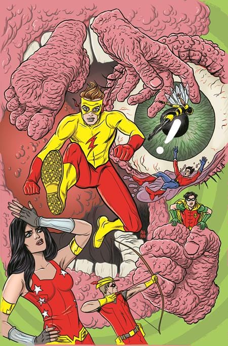 DC Comics Comic Books > Incentives WORLDS FINEST TEEN TITANS #4 (OF 6) CVR E INC 1:50 MICHAEL ALLRED CARD STOCK VAR 76194138009400451 0823DC158