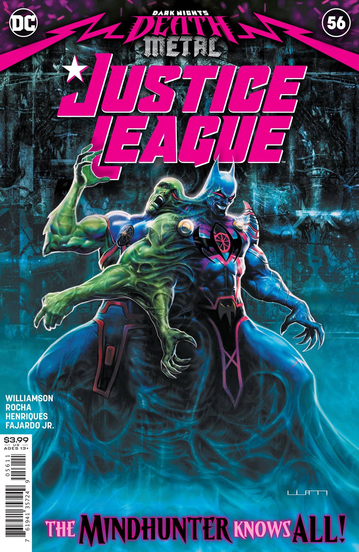 JUSTICE LEAGUE 2016 #68 CVR A DAVID MARQUEZ