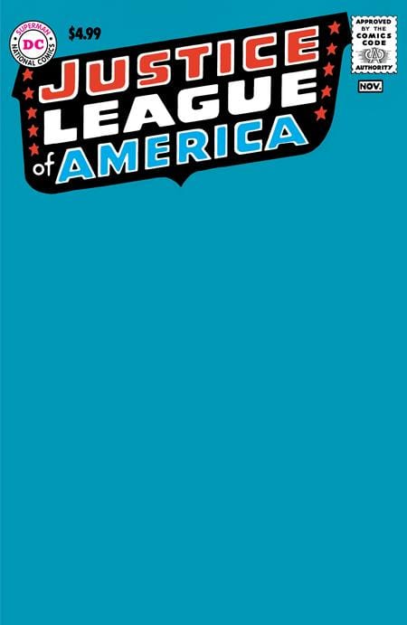 DC Comics Comic Books JUSTICE LEAGUE OF AMERICA #1 FACSIMILE EDITION CVR C BLANK VAR 76194138448100121 0524DC161