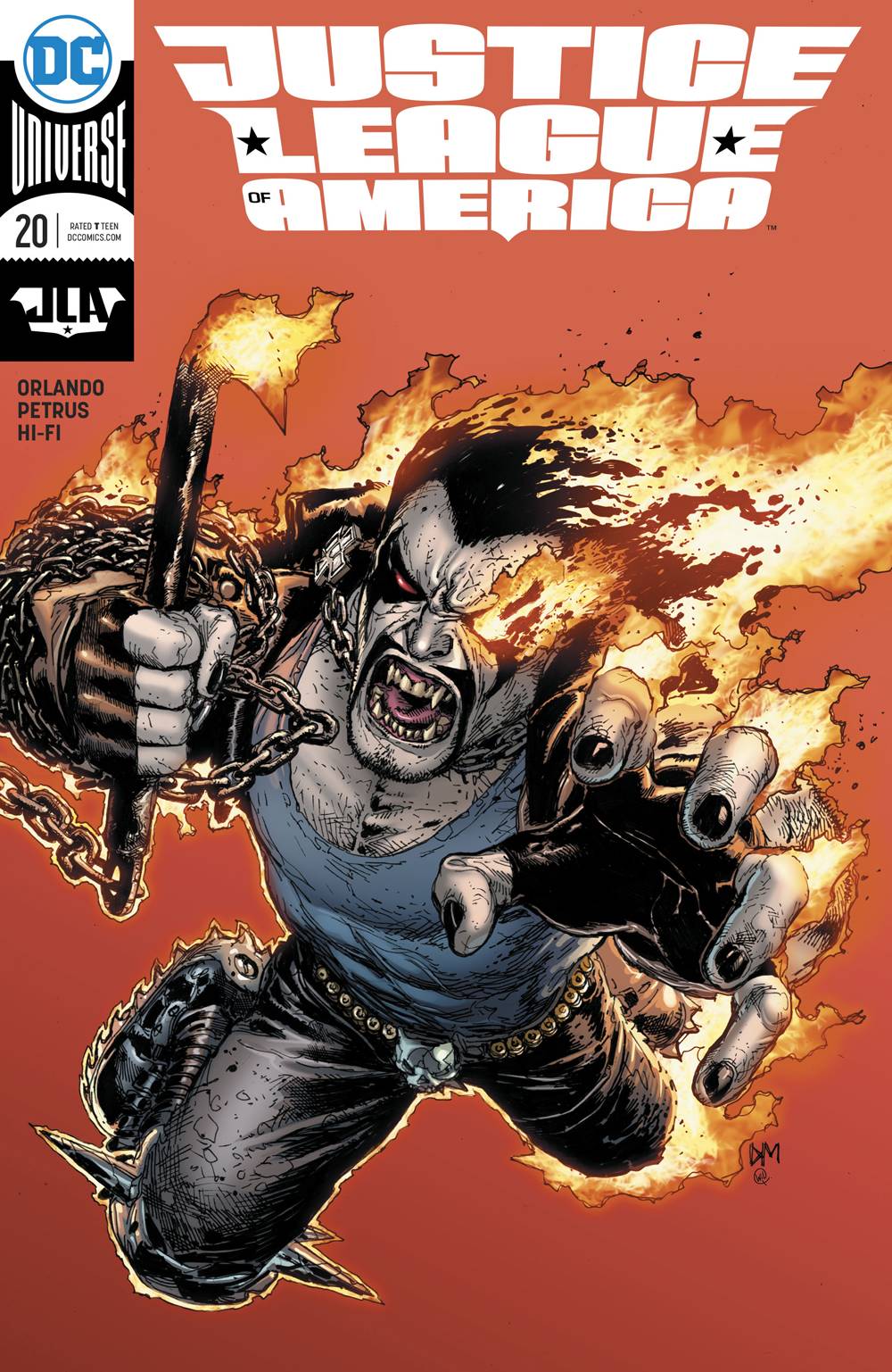 DC Comics Comic Books JUSTICE LEAGUE OF AMERICA #20 VAR ED 76194134958902021