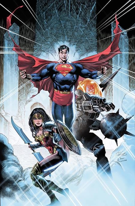 DC Comics Comic Books JUSTICE LEAGUE UNLIMITED #15 CVR C EDDY BARROWS & EBER FERREIRA CARD STOCK VAR (DC K.O.) 76194138573001531 1125DC0029