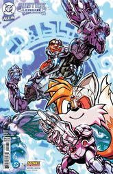 DC Comics Comic Books JUSTICE LEAGUE UNLIMITED #19 CVR F CARLOS DANDA DC X SONIC CARD STOCK VAR 76194138573001961 0326DC0107