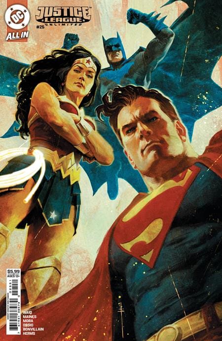 JUSTICE LEAGUE UNLIMITED #25 CVR E SEBASTIAN FIUMARA CARD STOCK VAR (Release Date: 11/25/2026)
