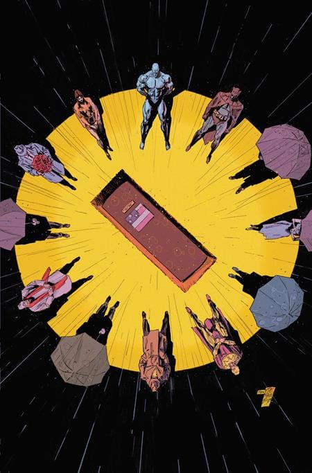 JUSTICE LEAGUE UNLIMITED #25 CVR F CLAY MANN WATCHMEN 40TH ANNIVERSARY CARD STOCK VAR (Release Date: 11/25/2026)
